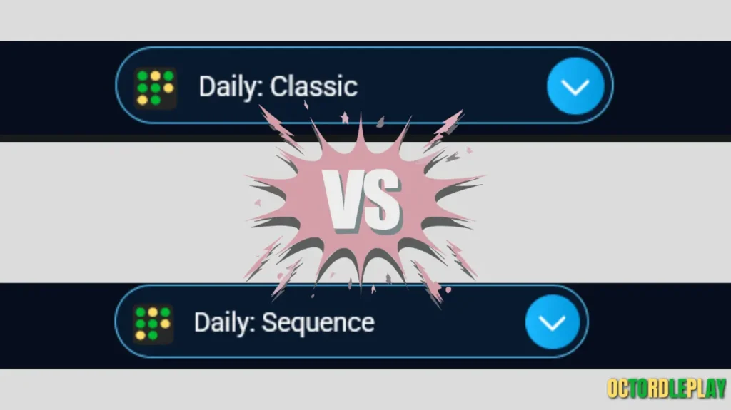 difference between octordle daily and daily sequence